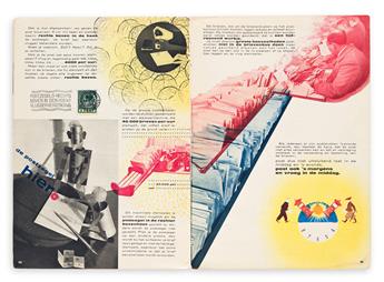 ZWART, PIET. Het Boek van PTT. Leiden, Uitgave: Nederlandsche Rotogravure Mij., 1938.